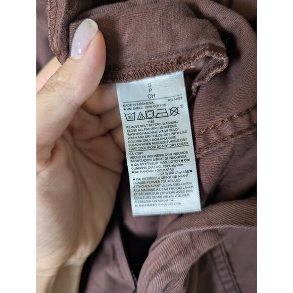 Old Navy Women Coveralls Jumpsuit Painters Boiler Suit Brown Size S Utility - Picture 15 of 15